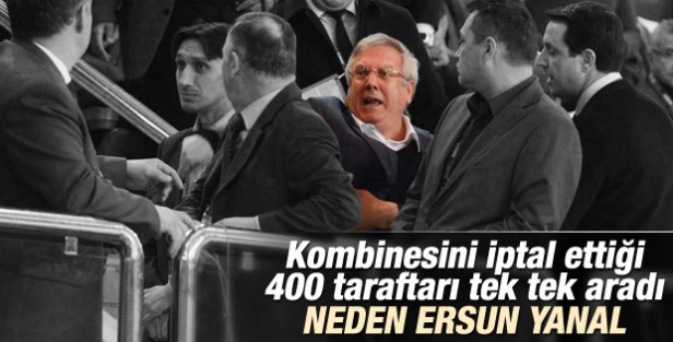 Aziz Yıldırım kombineleri iptal olan taraftarları arıyor