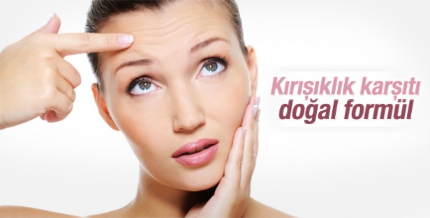 Kırışıklık karşıtı doğal formül