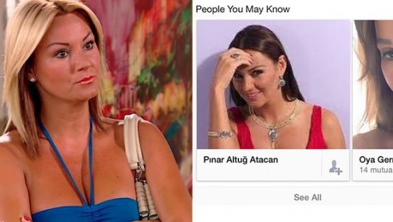 Pınar Altuğ Facebook'ta bunu görünce...