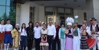 LTB, 10. Uluslararası Lefkoşa Halk Dansları Festivali İçin Gelen Yabancı Ekipleri Ağırladı